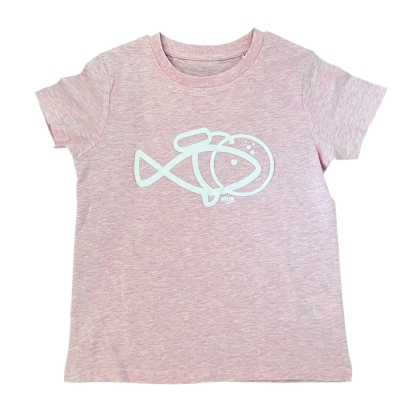 T-shirt enfant rose pétale