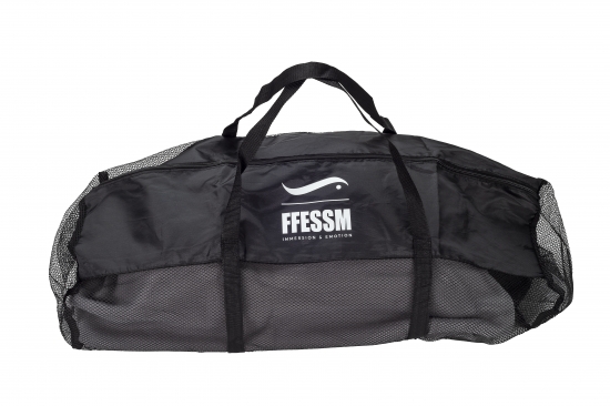 Sac de transport en filet noir 75X35 cm