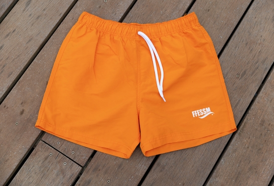 Short maillot de bain homme orange